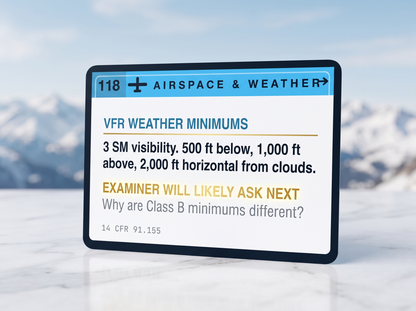 Private Pilot Oral Exam Flashcards — 308 Cards, ACS-Mapped